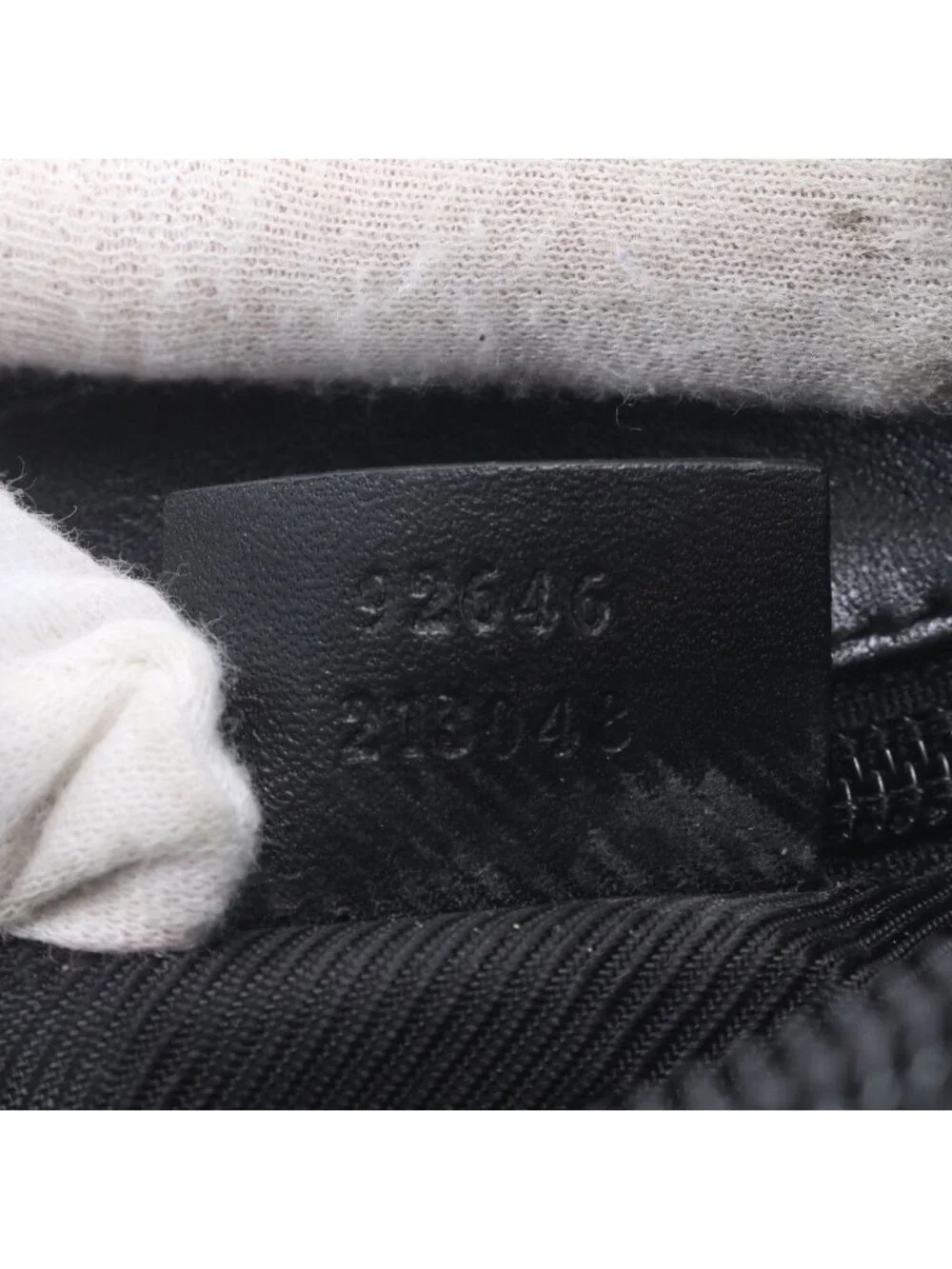 Gucci GG Canvas Leather Shoulder Bag Messenger Business Black